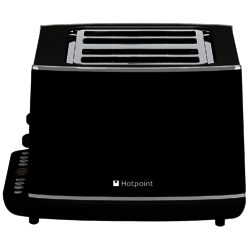 Hotpoint TT 44E AB0 4 Slice Toaster in Black